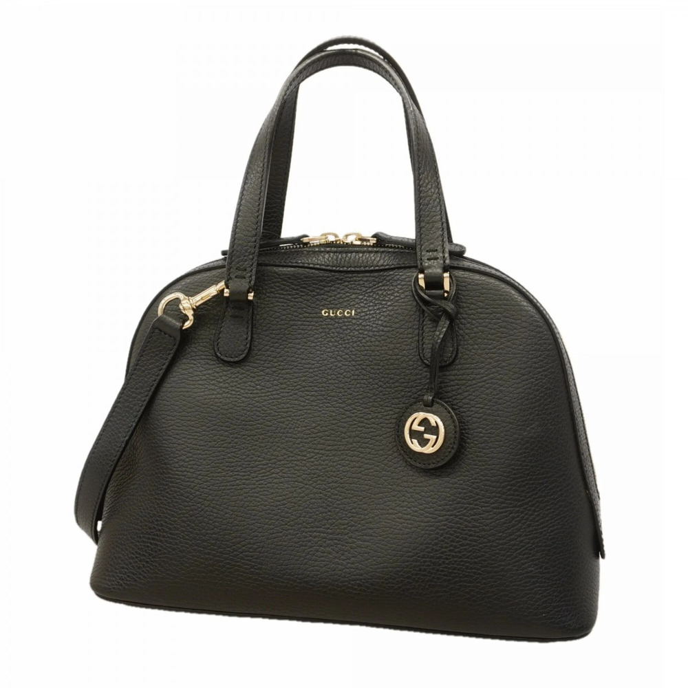 GUCCI Black Leather Bag